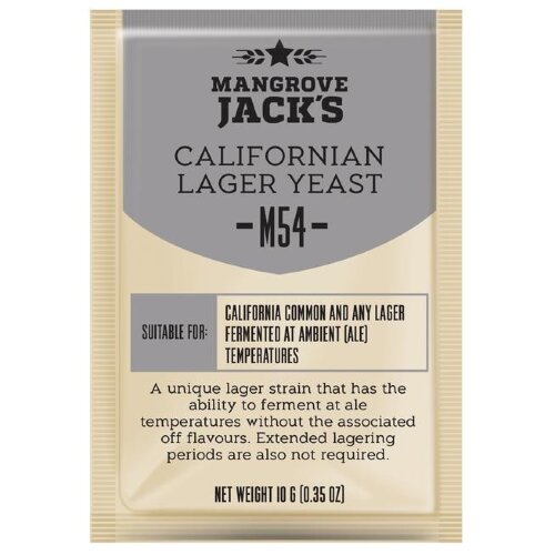 Дрожжи Mangrove Jack's Californian Lager M54, 10 г