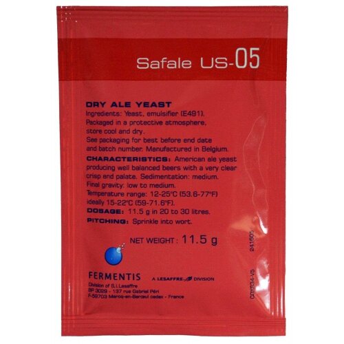 Дрожжи Fermentis Safale US-05, 11,5 г