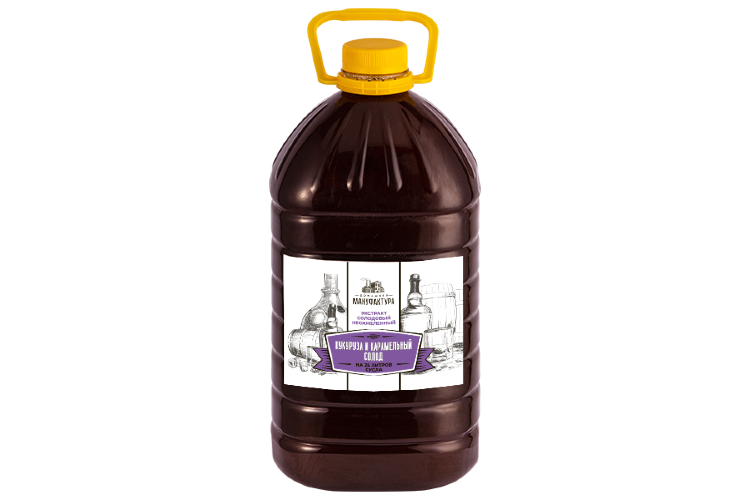 Жидкий неохмеленный солодовый экстракт Домашняя Мануфактура "Кукуруза и карамельный солод", 3,9 кг