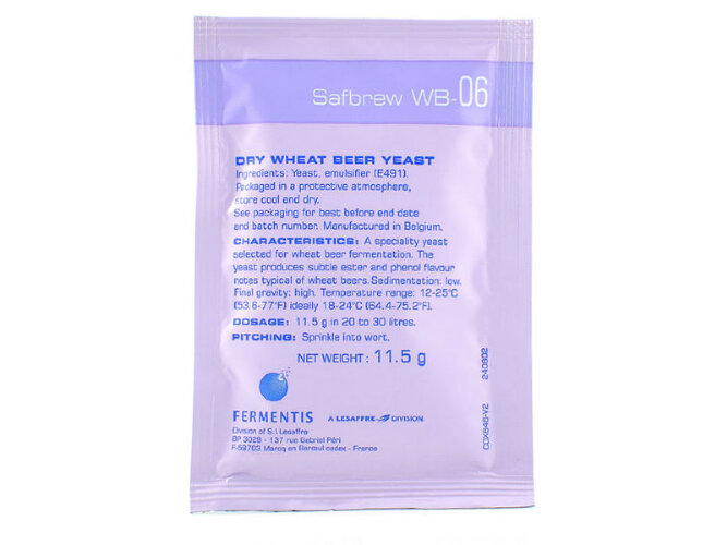 Дрожжи Fermentis Safale WB-06, 11,5 г