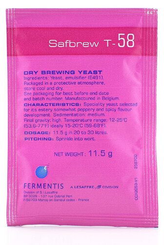 Дрожжи Fermentis Safale T-58, 11,5 г