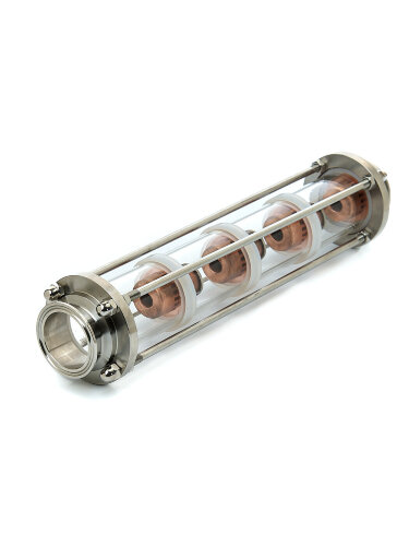 Тарельчатая колпачковая колонна 2 дюйма МЕДЬ