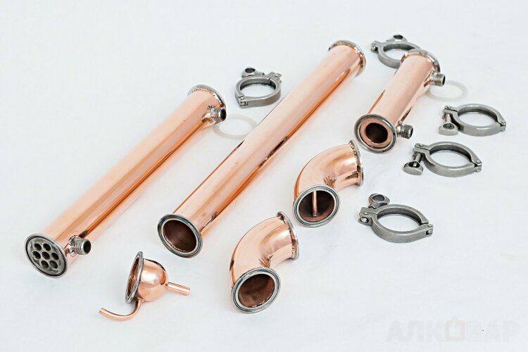 Бражная колонна медная 2 дюйма