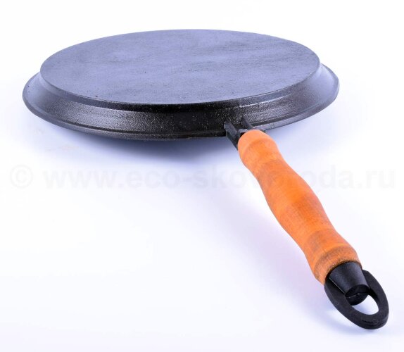 Блинная сковорода чугунная