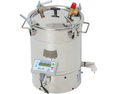 Домашний автоклав «Малыш Нерж с ЭБУ», объем 22л и фальш дном