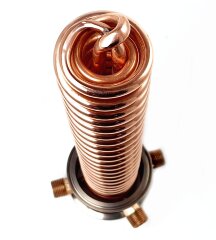 Холодильник Димрота медный двухконтурный 3 дюйма 17 см