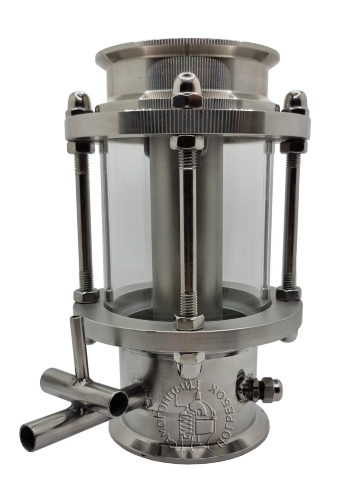 Узел отвода барды в диоптре для НБК 