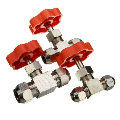 Кран игольчатый под трубку 