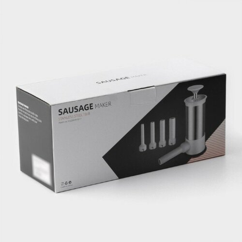 Шприц колбасный нерж. вертикальный 600мл GS-K1125