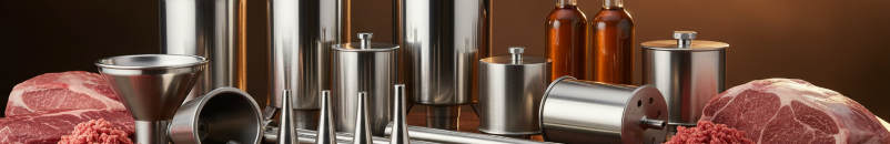 Колбасные шприцы, насадки и ветчинницы